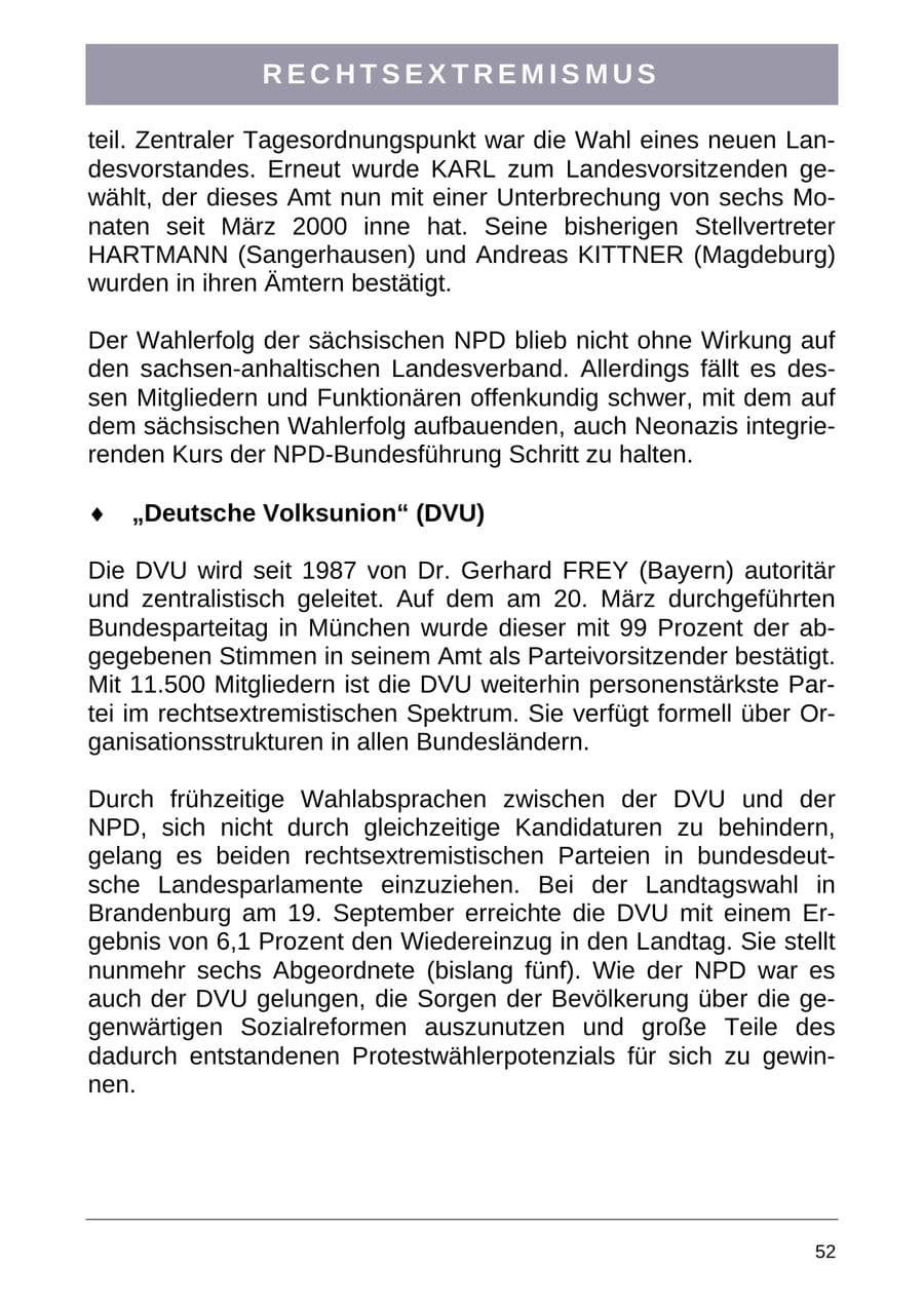 Seite 60 des Verfassungsschutzbericht 2004 Sachsen-Anhalt