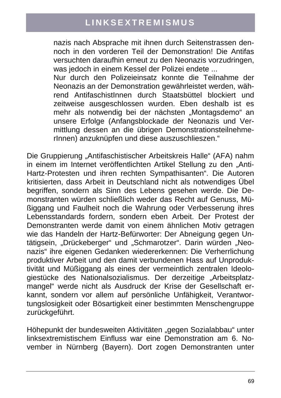 Seite 77 des Verfassungsschutzbericht 2004 Sachsen-Anhalt