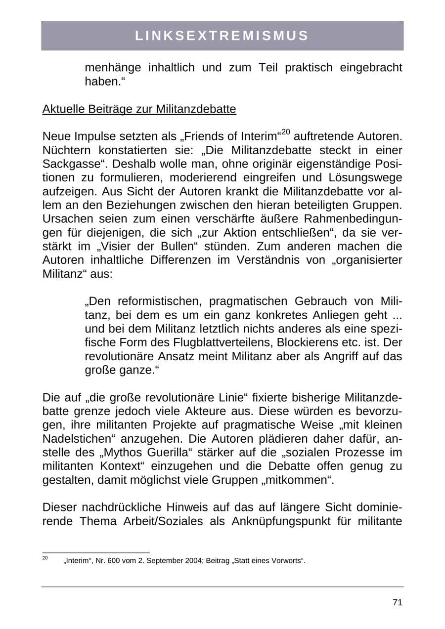 Seite 79 des Verfassungsschutzbericht 2004 Sachsen-Anhalt