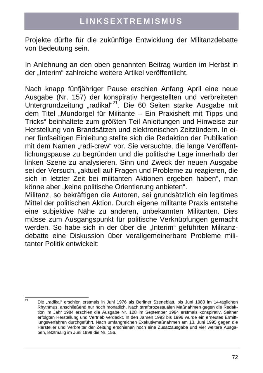 Seite 80 des Verfassungsschutzbericht 2004 Sachsen-Anhalt
