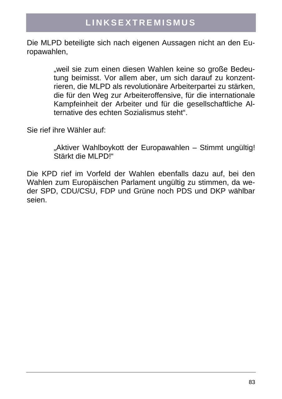Seite 91 des Verfassungsschutzbericht 2004 Sachsen-Anhalt