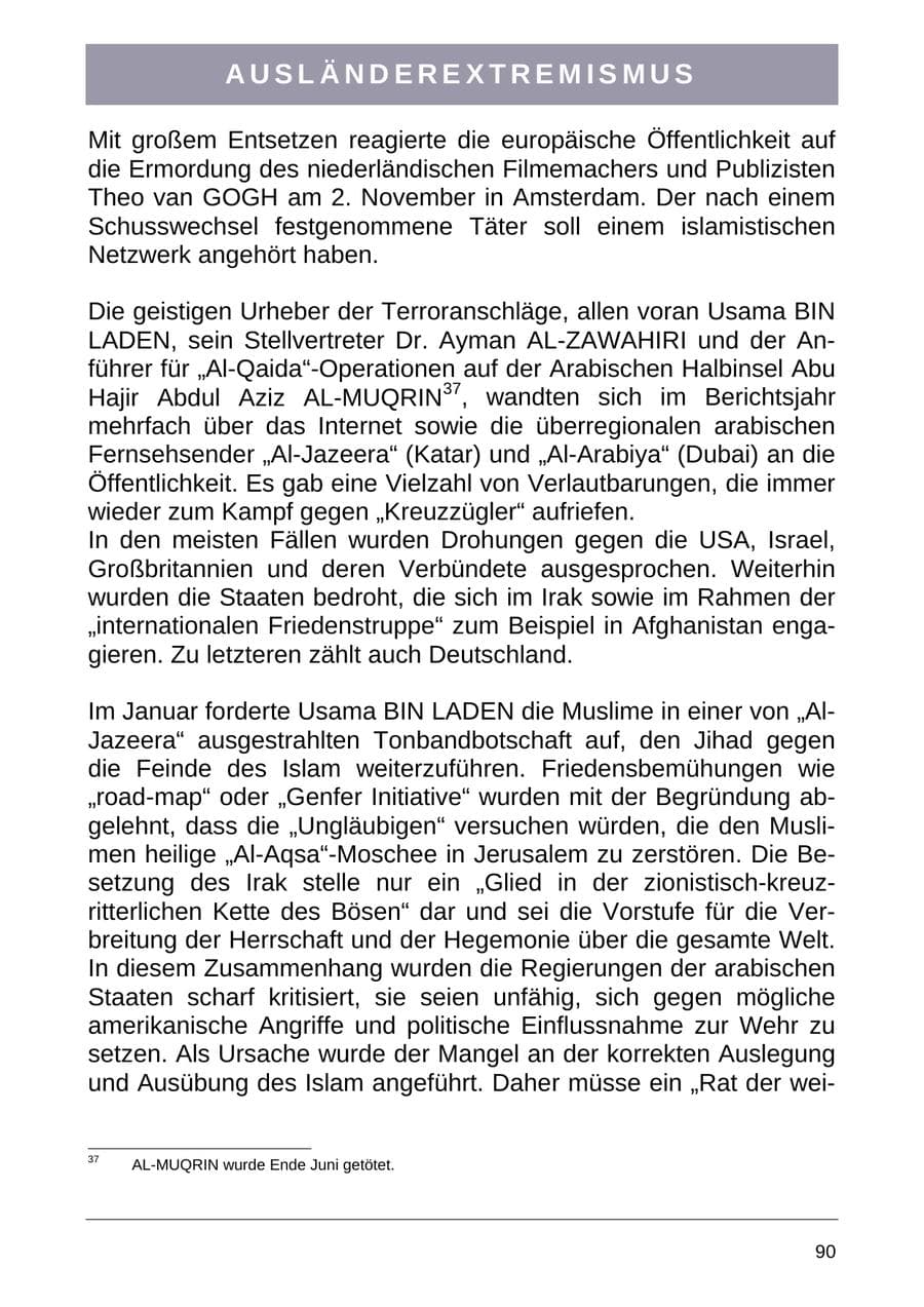 Seite 98 des Verfassungsschutzbericht 2004 Sachsen-Anhalt