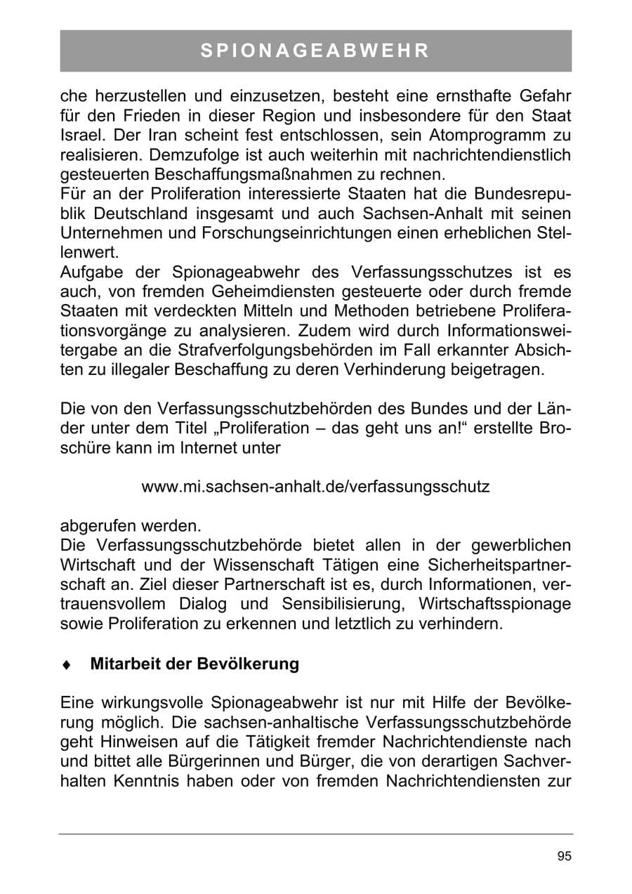 Seite 104 des Verfassungsschutzbericht 2005 Sachsen-Anhalt