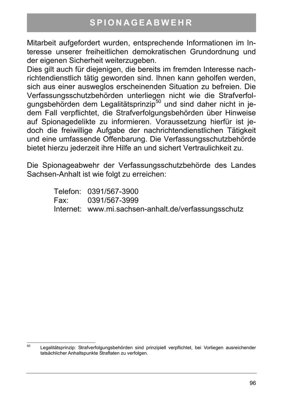 Seite 105 des Verfassungsschutzbericht 2005 Sachsen-Anhalt