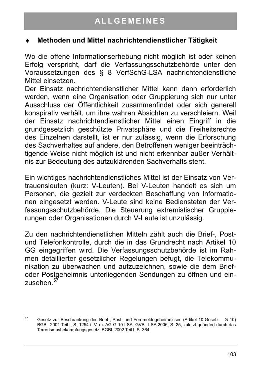 Seite 112 des Verfassungsschutzbericht 2005 Sachsen-Anhalt