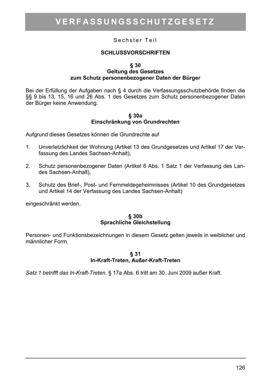Seite 135 des Verfassungsschutzbericht 2005 Sachsen-Anhalt