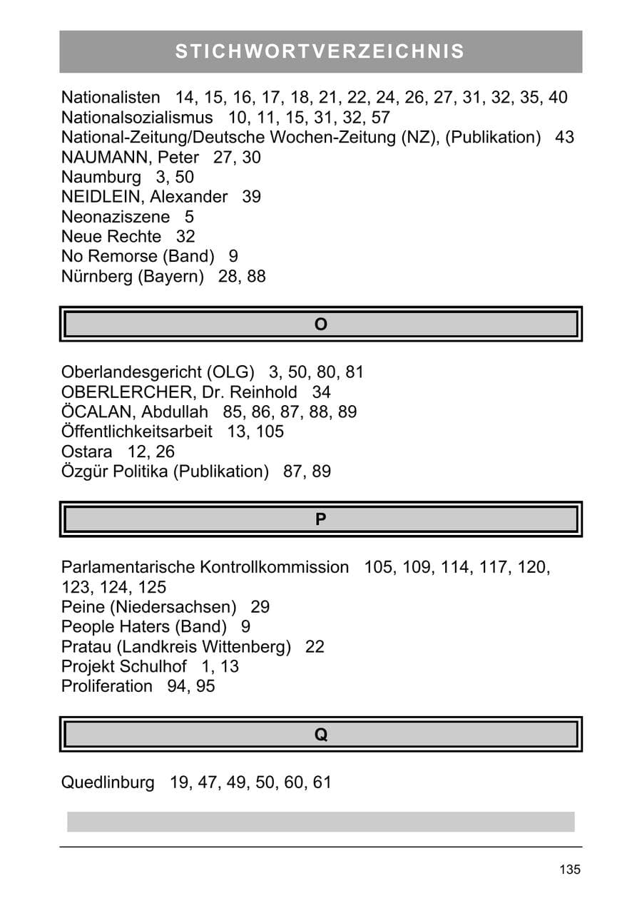 Seite 144 des Verfassungsschutzbericht 2005 Sachsen-Anhalt