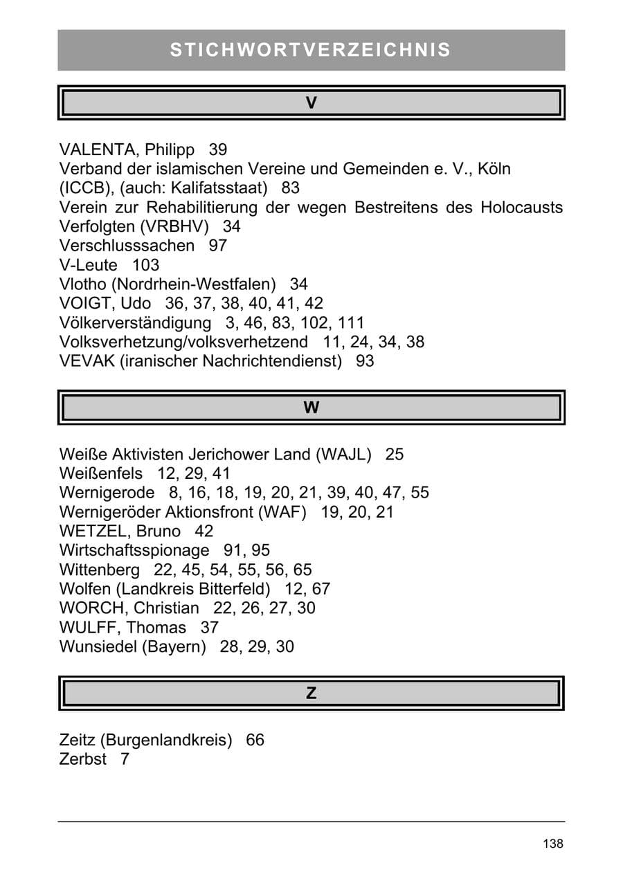 Seite 147 des Verfassungsschutzbericht 2005 Sachsen-Anhalt