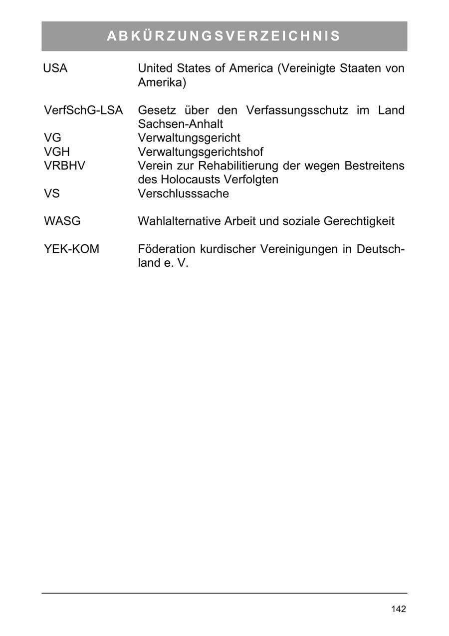 Seite 151 des Verfassungsschutzbericht 2005 Sachsen-Anhalt