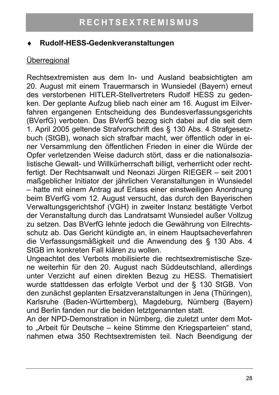 Seite 37 des Verfassungsschutzbericht 2005 Sachsen-Anhalt