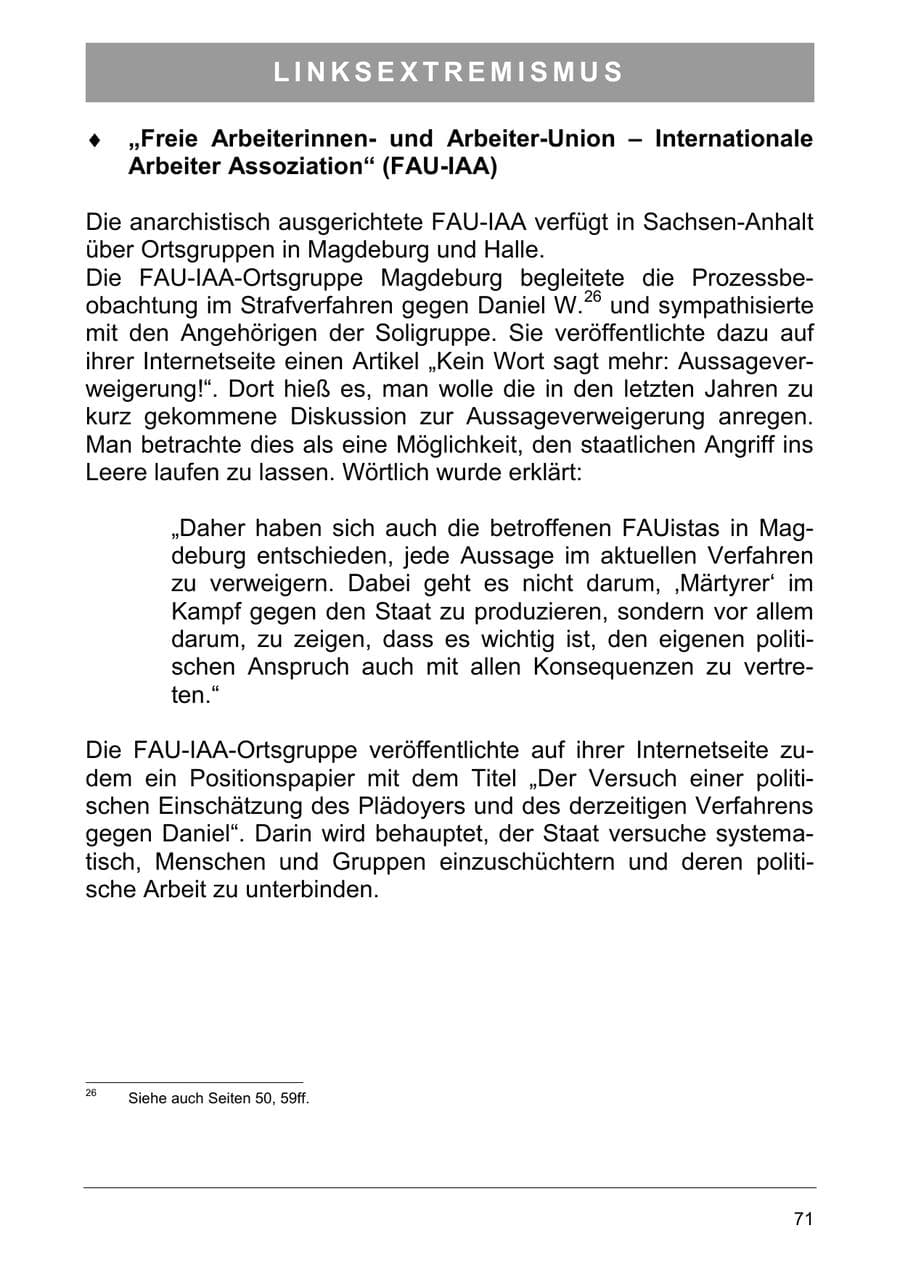 Seite 80 des Verfassungsschutzbericht 2005 Sachsen-Anhalt