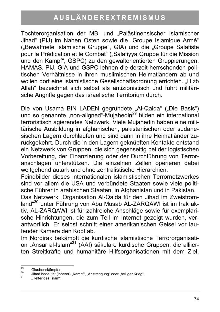 Seite 83 des Verfassungsschutzbericht 2005 Sachsen-Anhalt