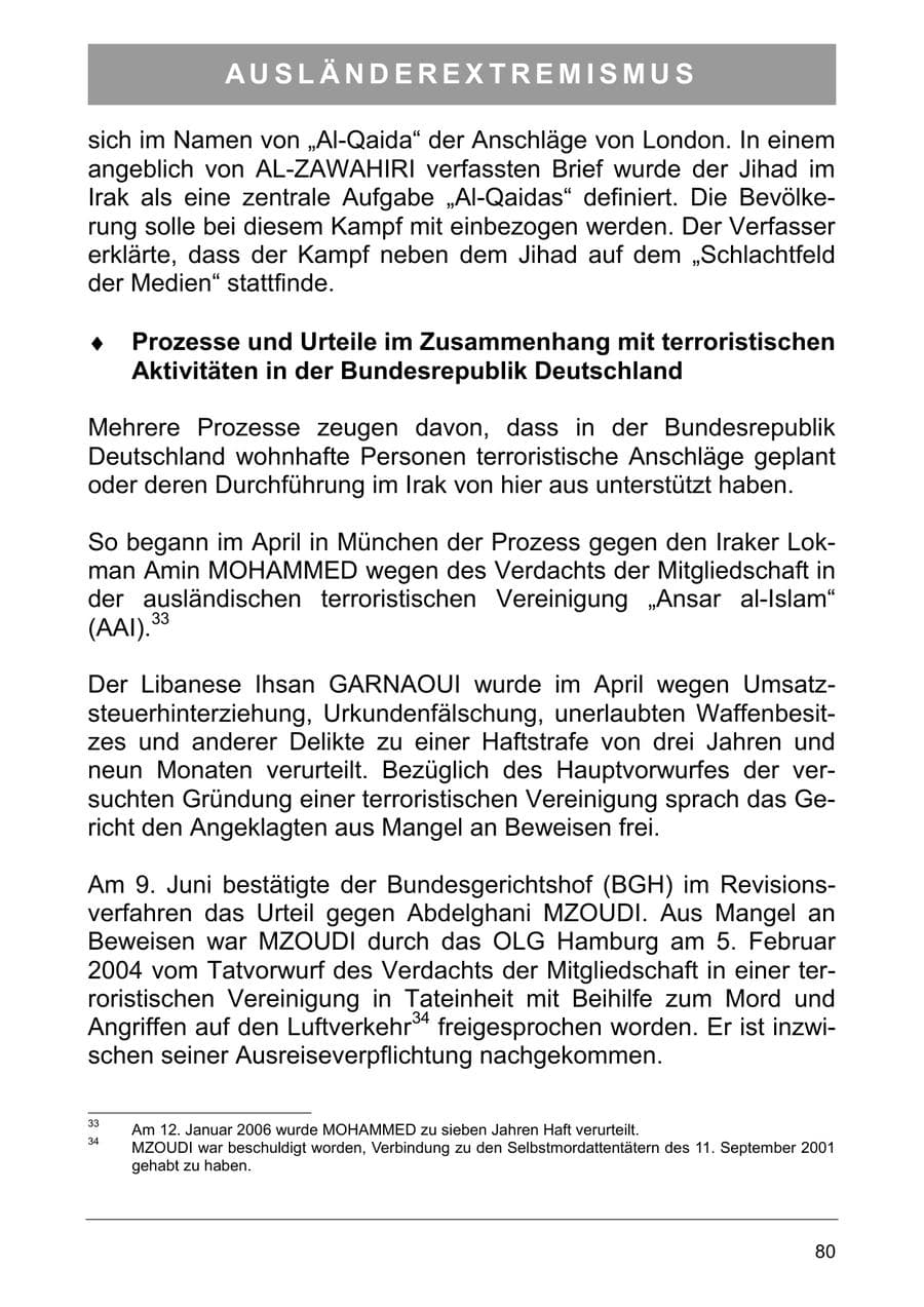 Seite 89 des Verfassungsschutzbericht 2005 Sachsen-Anhalt