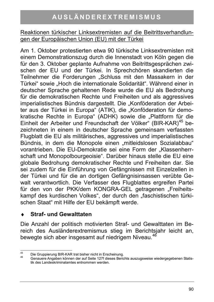 Seite 99 des Verfassungsschutzbericht 2005 Sachsen-Anhalt