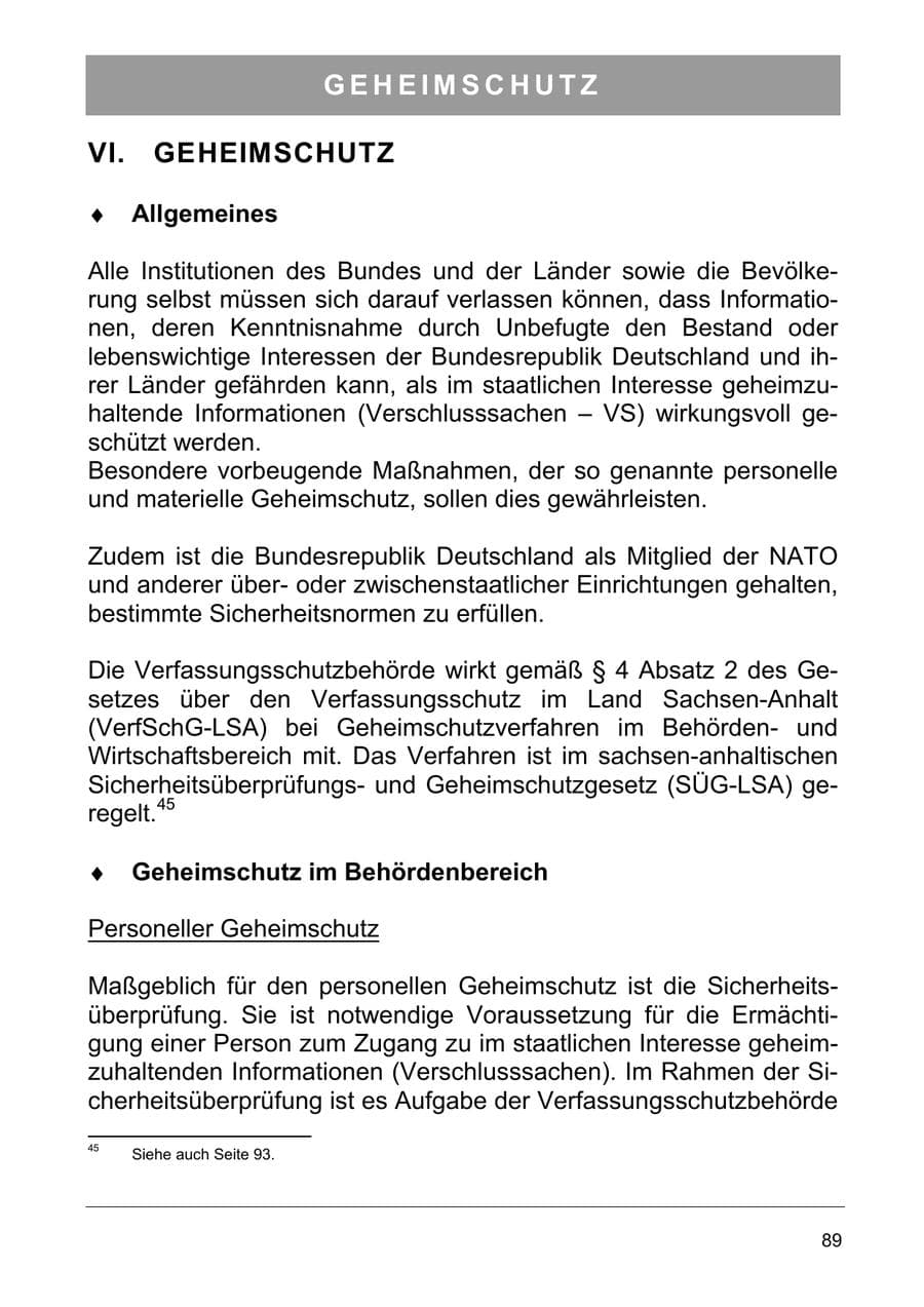 Seite 102 des Verfassungsschutzbericht 2006 Sachsen-Anhalt