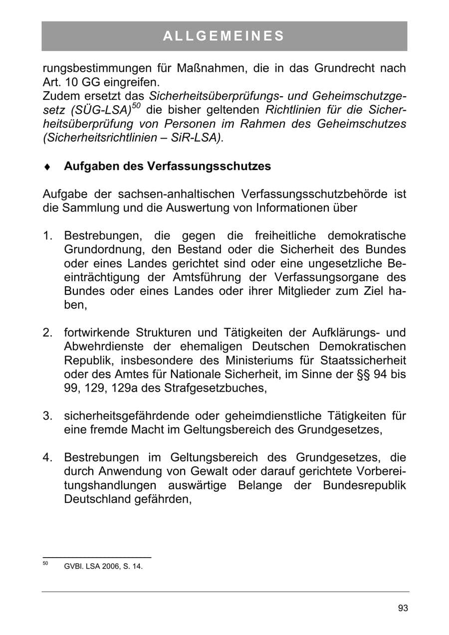 Seite 106 des Verfassungsschutzbericht 2006 Sachsen-Anhalt