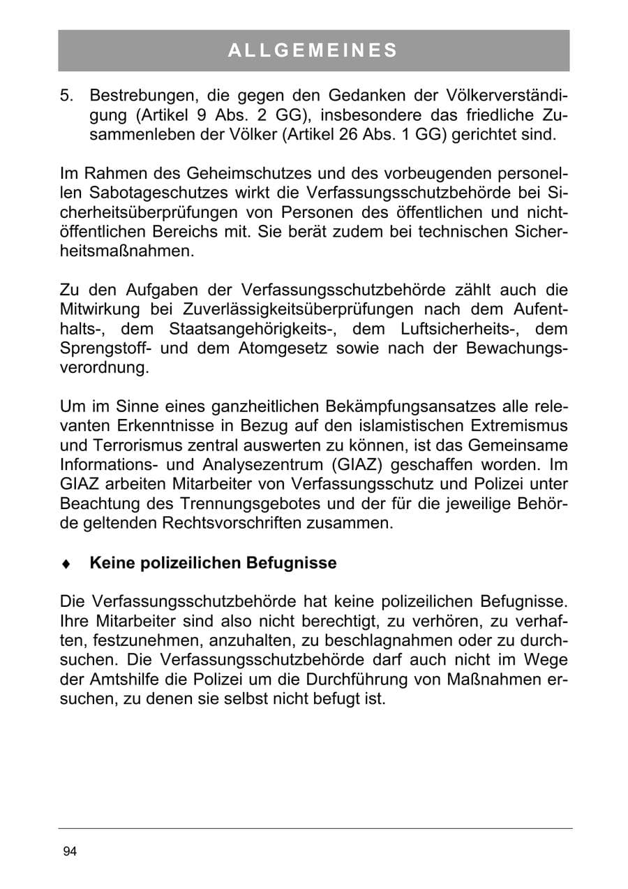 Seite 107 des Verfassungsschutzbericht 2006 Sachsen-Anhalt