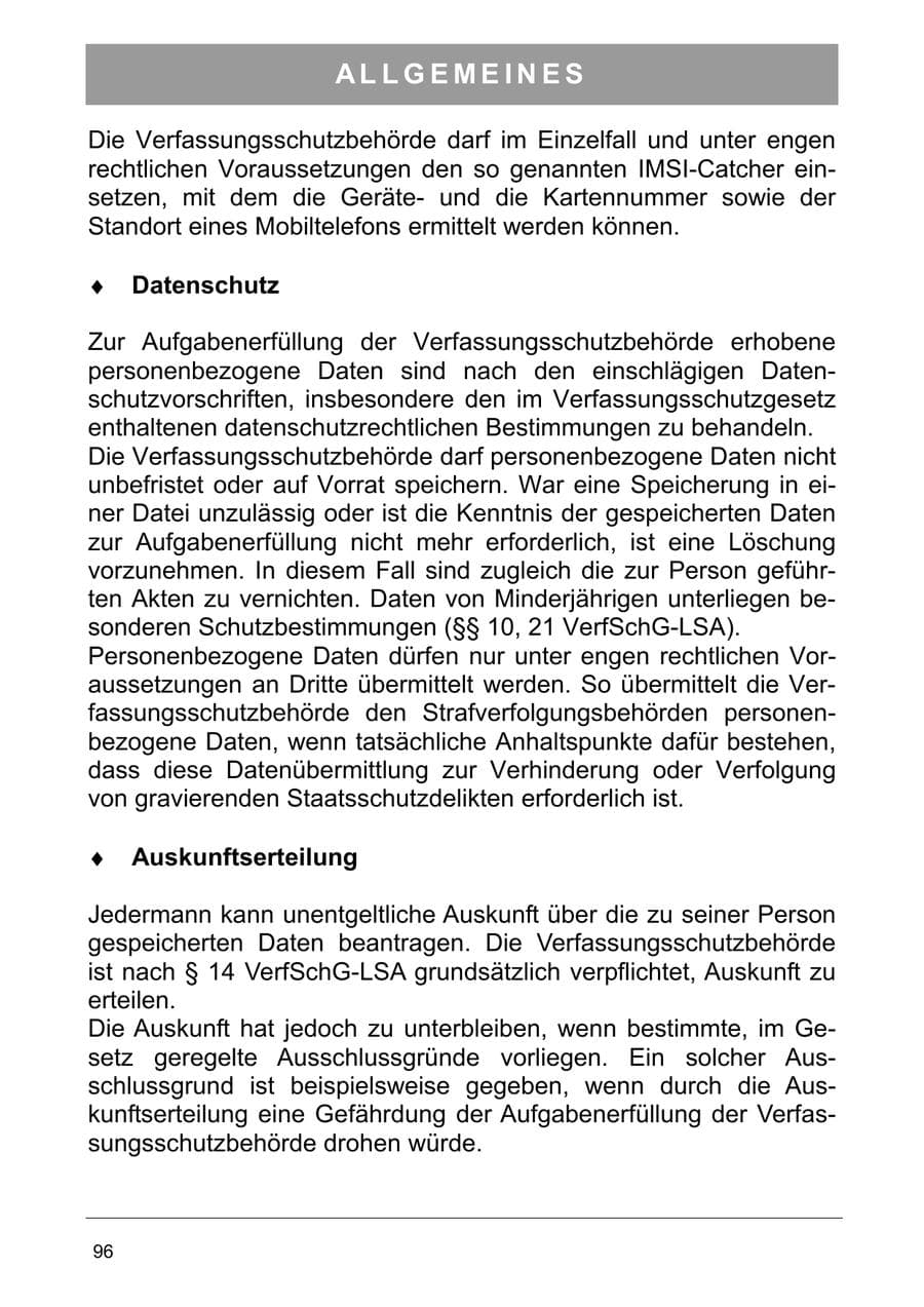 Seite 109 des Verfassungsschutzbericht 2006 Sachsen-Anhalt