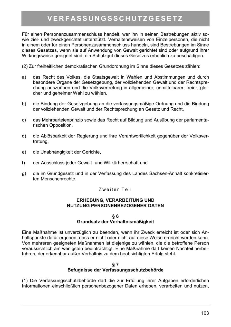 Seite 116 des Verfassungsschutzbericht 2006 Sachsen-Anhalt