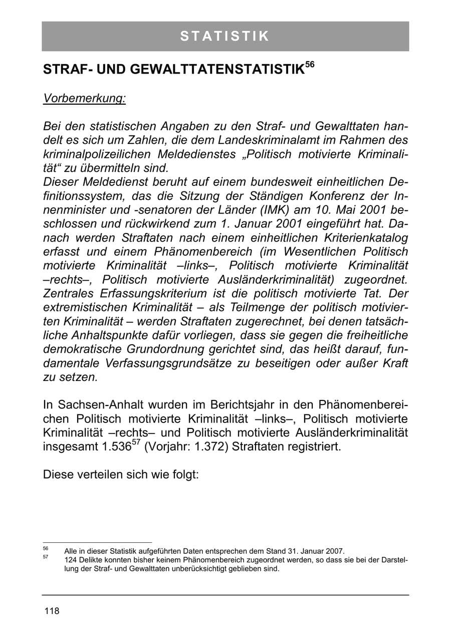 Seite 131 des Verfassungsschutzbericht 2006 Sachsen-Anhalt