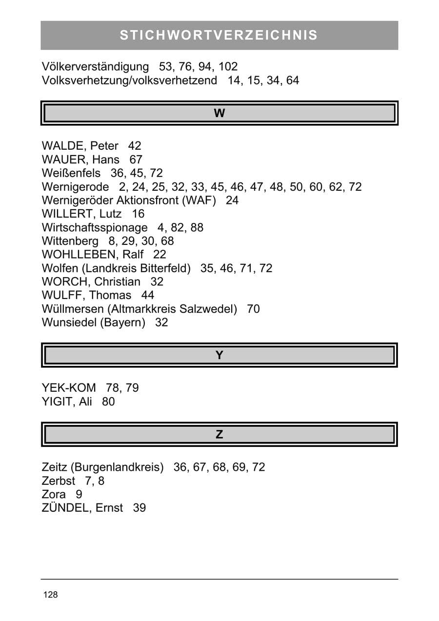 Seite 141 des Verfassungsschutzbericht 2006 Sachsen-Anhalt