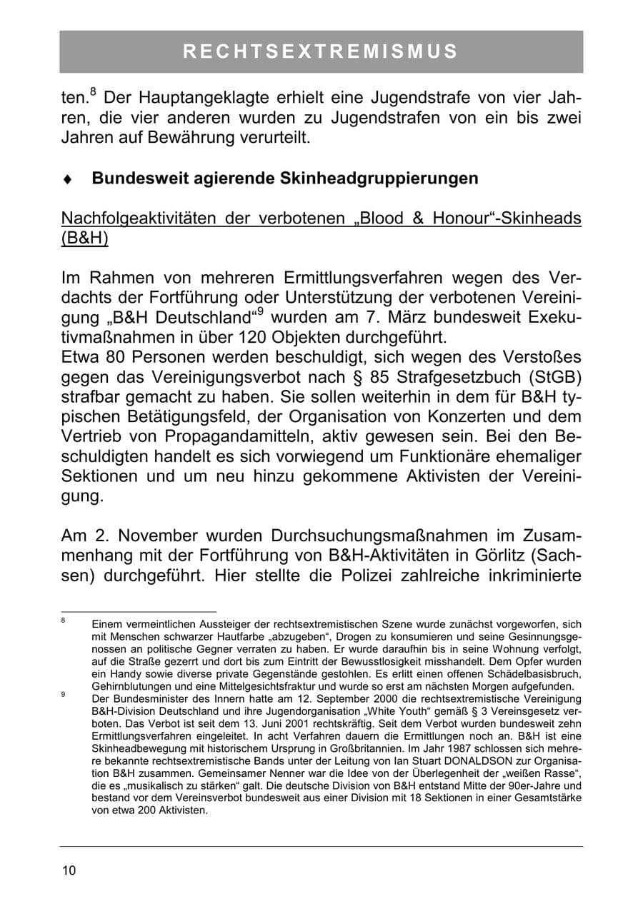 Seite 23 des Verfassungsschutzbericht 2006 Sachsen-Anhalt