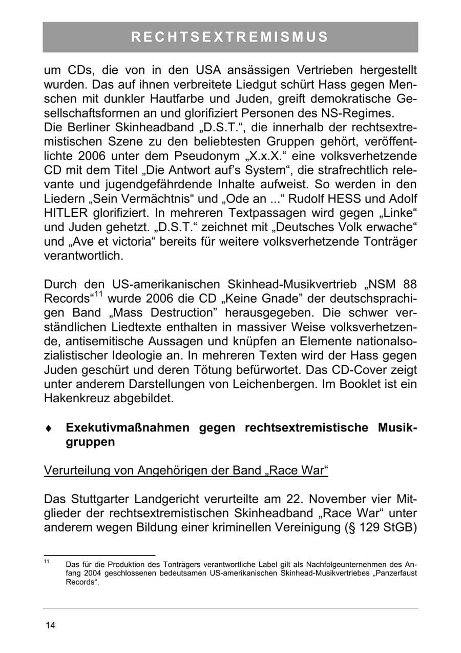 Seite 27 des Verfassungsschutzbericht 2006 Sachsen-Anhalt