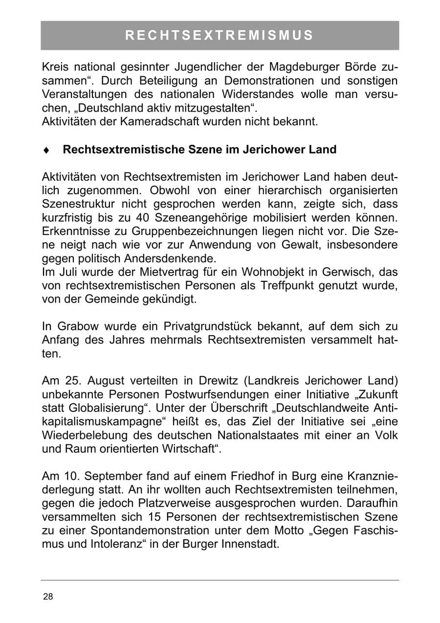 Seite 41 des Verfassungsschutzbericht 2006 Sachsen-Anhalt