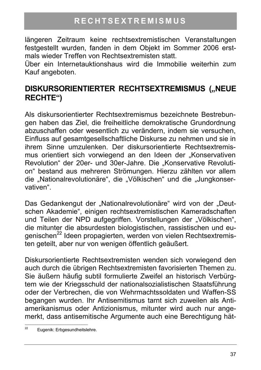 Seite 50 des Verfassungsschutzbericht 2006 Sachsen-Anhalt