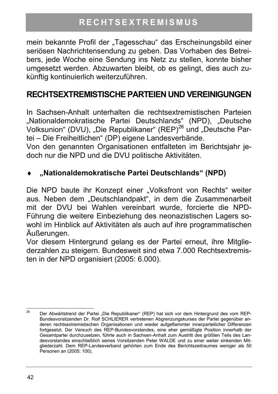 Seite 55 des Verfassungsschutzbericht 2006 Sachsen-Anhalt