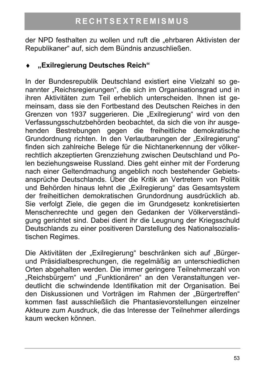 Seite 66 des Verfassungsschutzbericht 2006 Sachsen-Anhalt