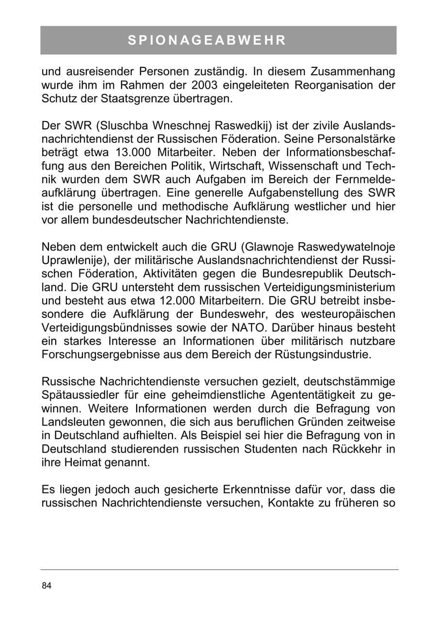 Seite 97 des Verfassungsschutzbericht 2006 Sachsen-Anhalt