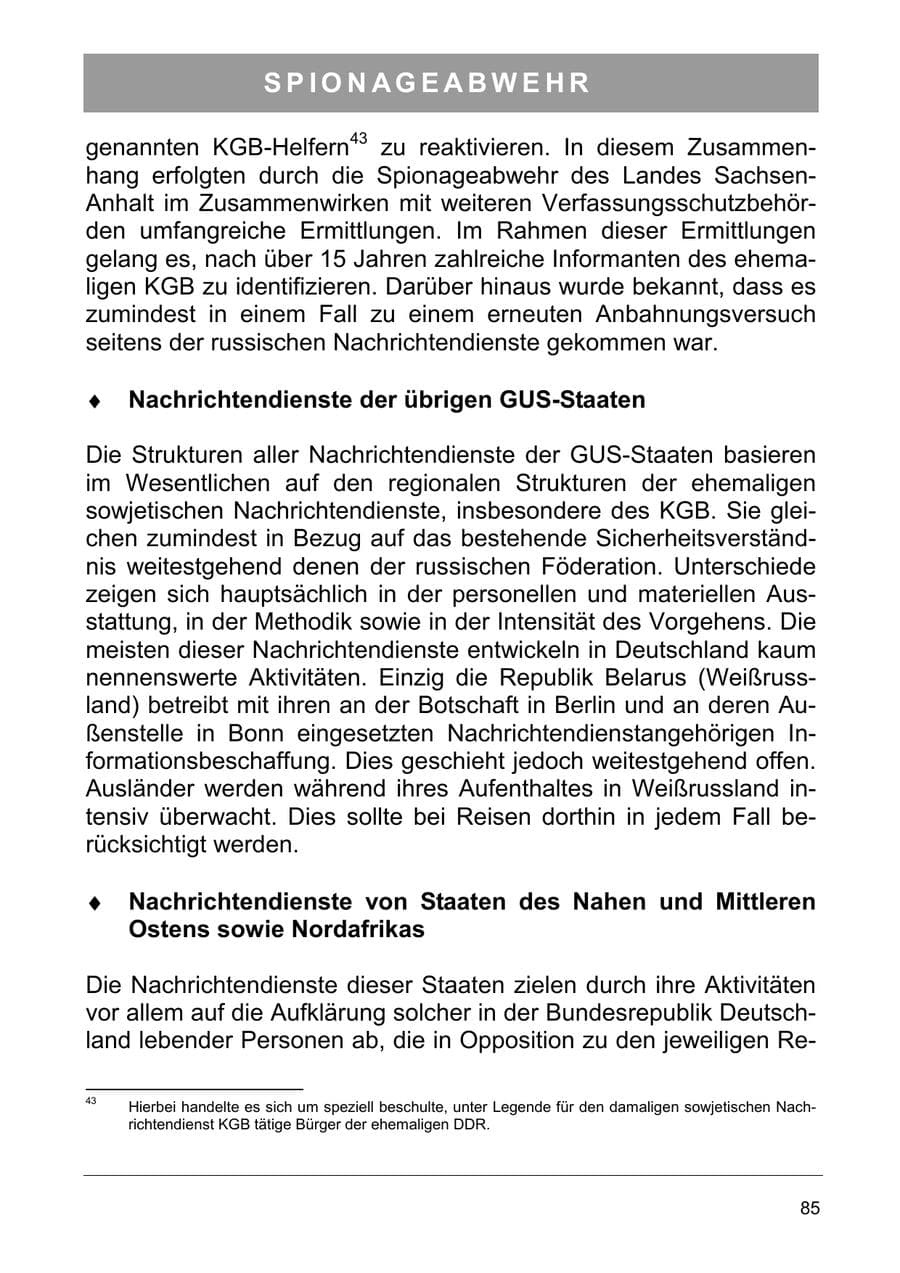 Seite 98 des Verfassungsschutzbericht 2006 Sachsen-Anhalt
