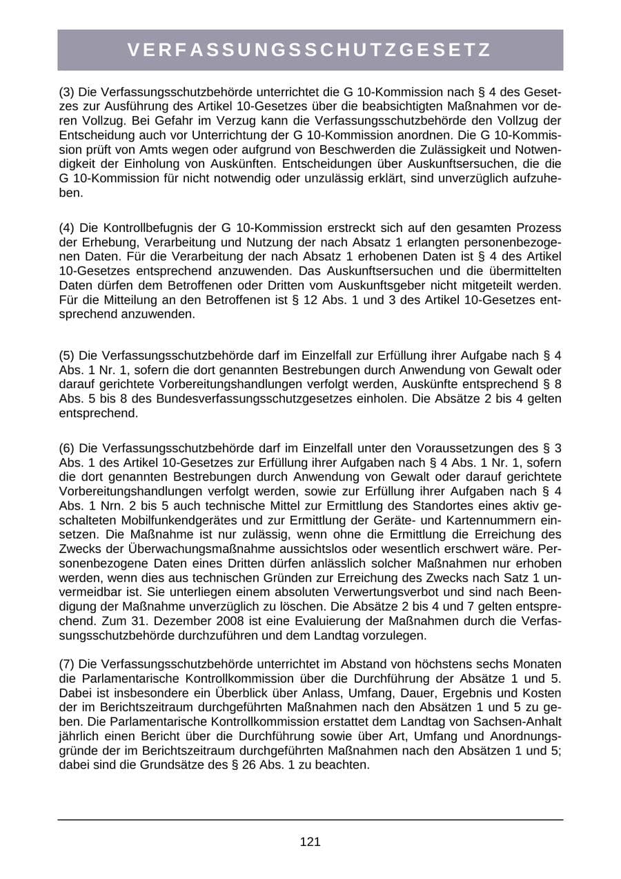 Seite 124 des Verfassungsschutzbericht 2007 Sachsen-Anhalt