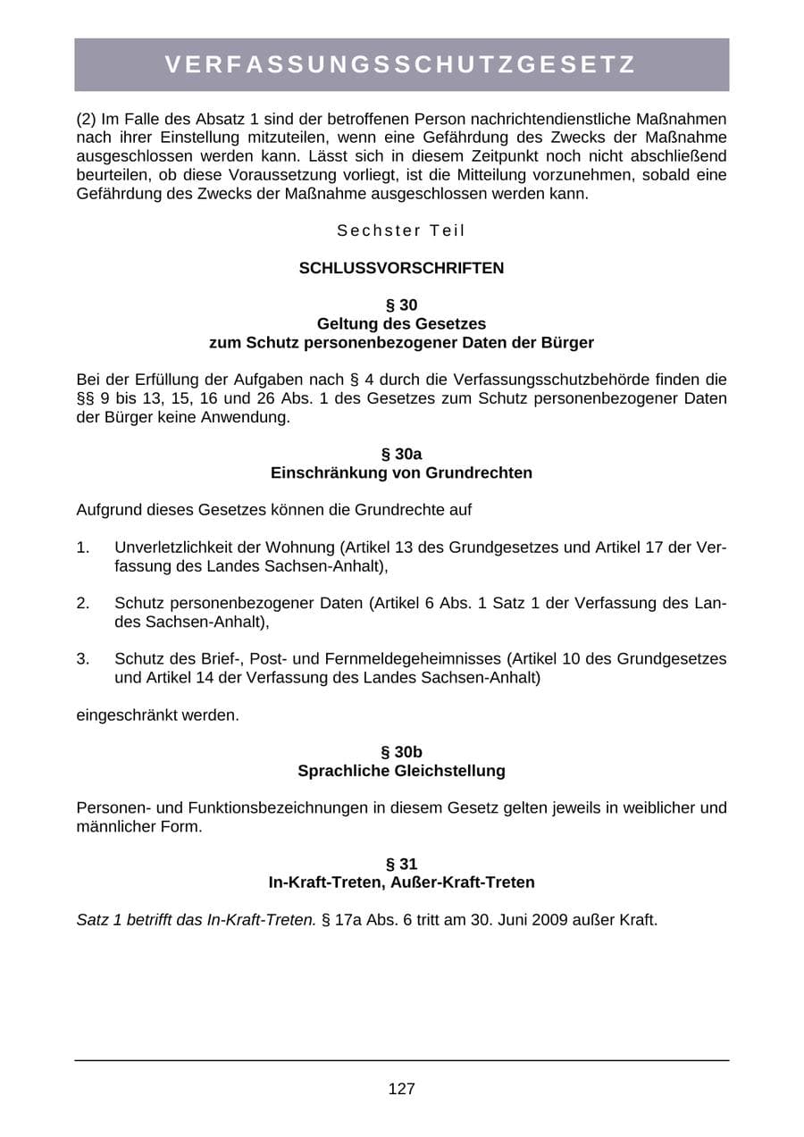 Seite 130 des Verfassungsschutzbericht 2007 Sachsen-Anhalt