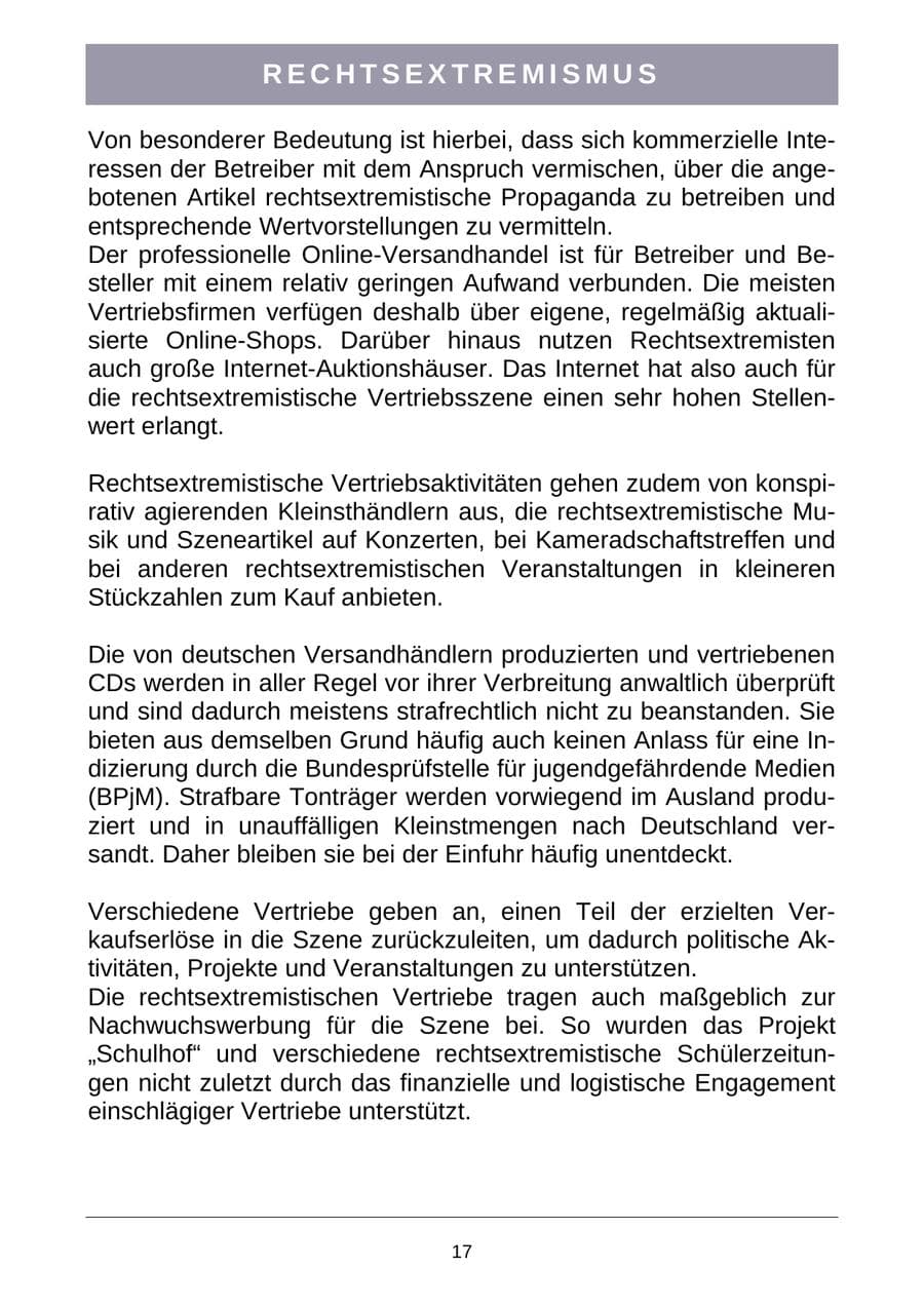 Seite 20 des Verfassungsschutzbericht 2007 Sachsen-Anhalt