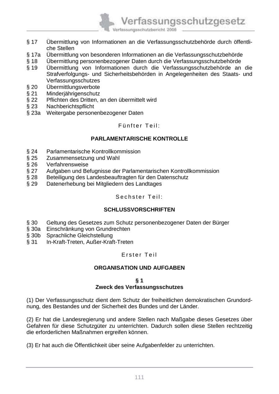 Seite 119 des Verfassungsschutzbericht 2008 Sachsen-Anhalt