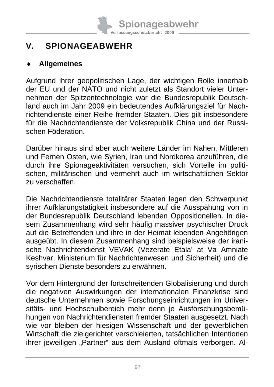 Seite 105 des Verfassungsschutzbericht 2009 Sachsen-Anhalt