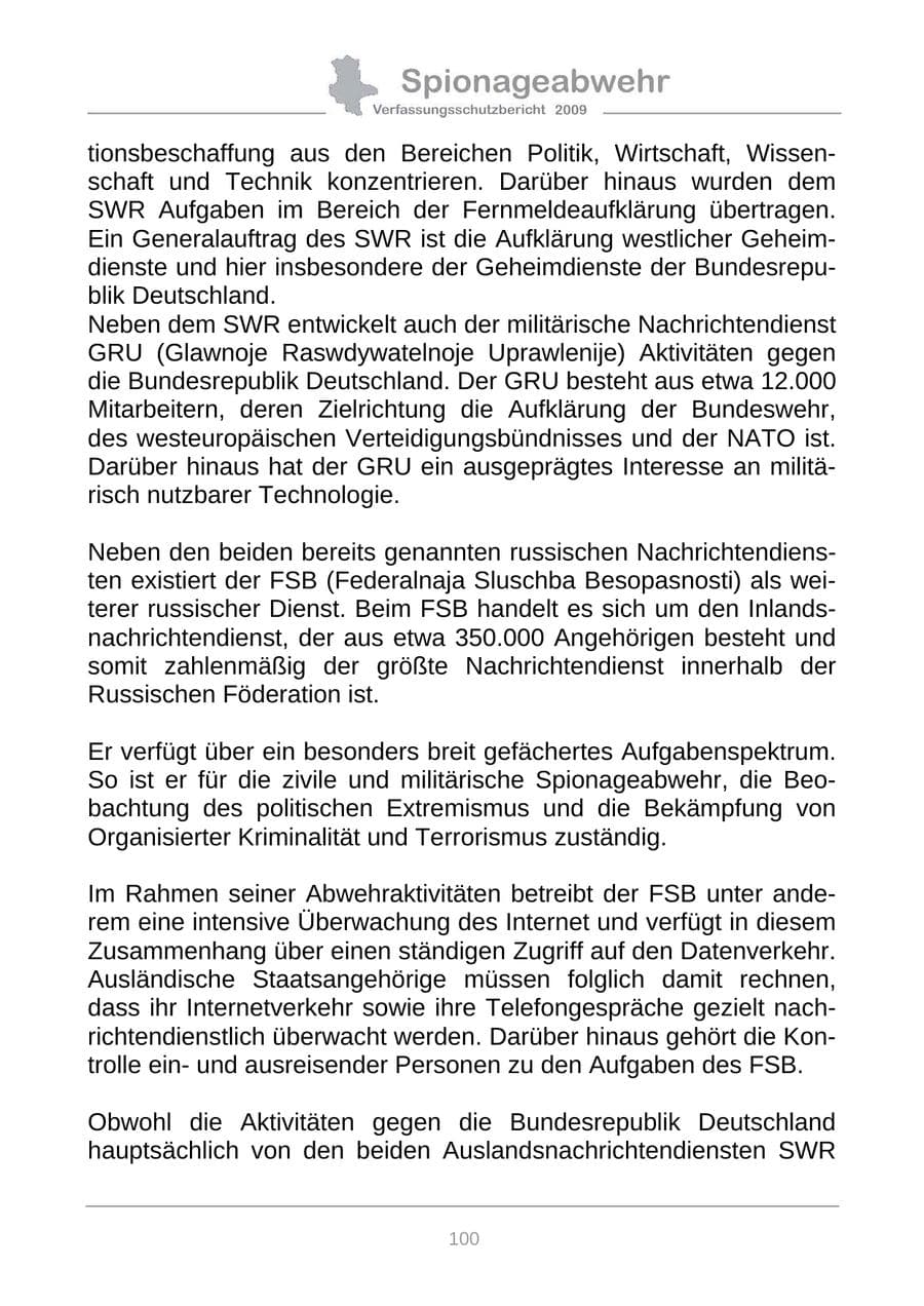 Seite 108 des Verfassungsschutzbericht 2009 Sachsen-Anhalt