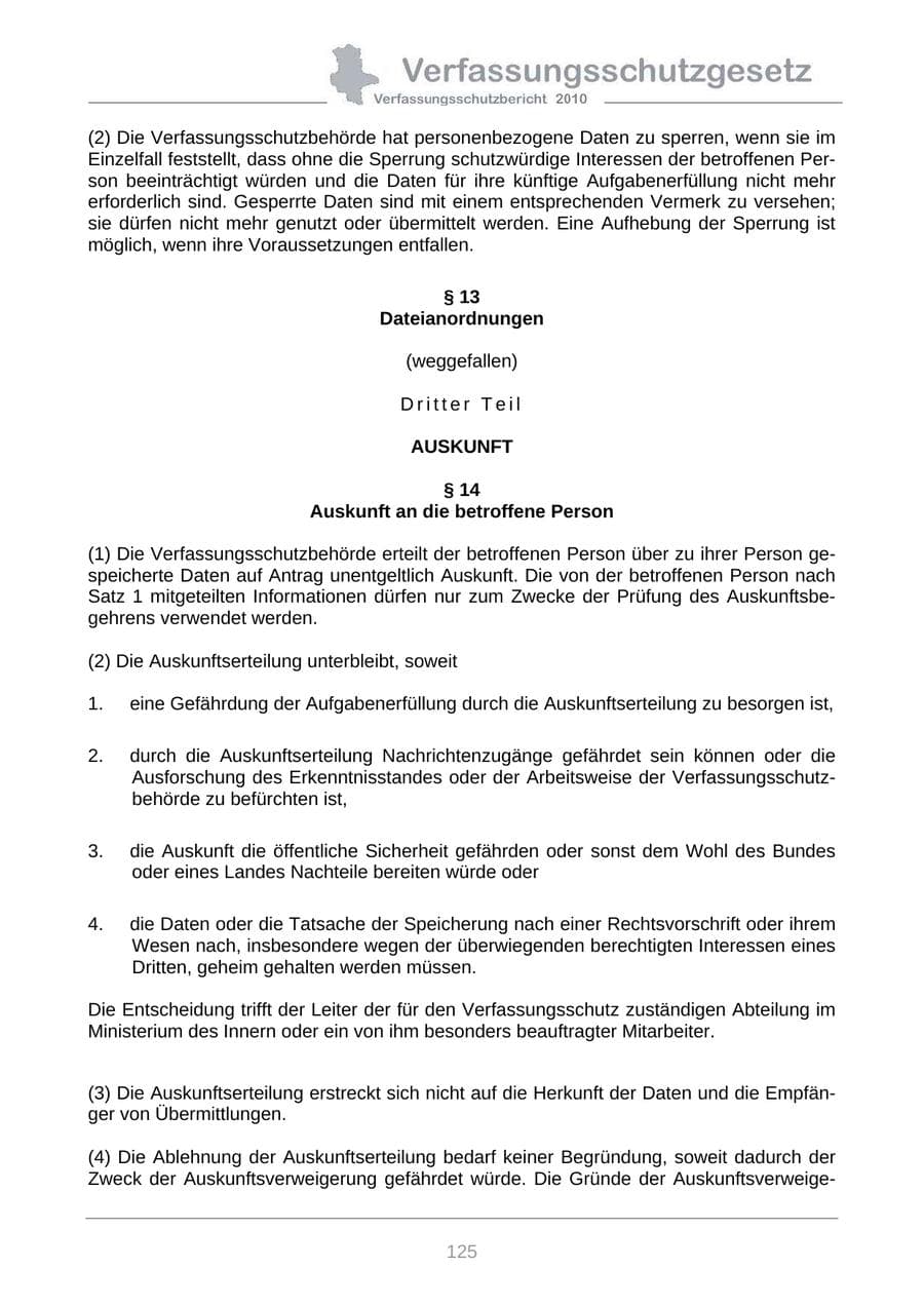 Seite 127 des Verfassungsschutzbericht 2010 Sachsen-Anhalt