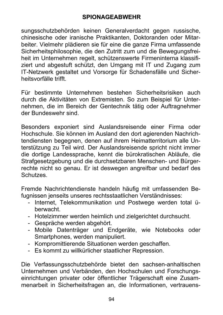 Seite 103 des Verfassungsschutzbericht 2011 Sachsen-Anhalt