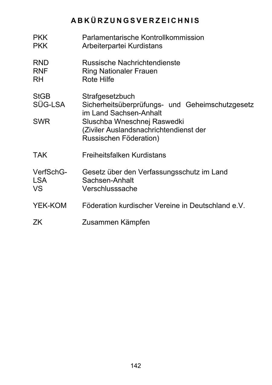 Seite 151 des Verfassungsschutzbericht 2011 Sachsen-Anhalt