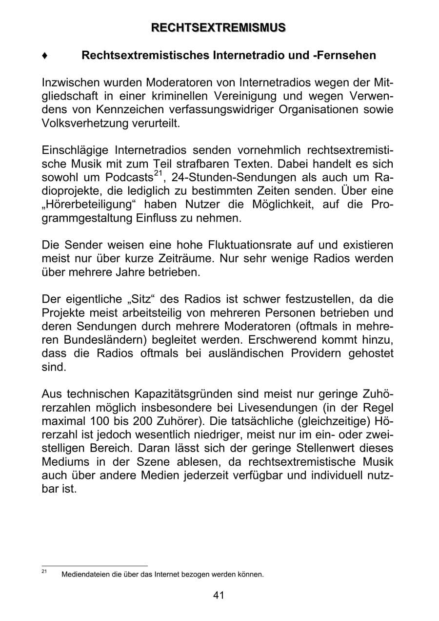 Seite 50 des Verfassungsschutzbericht 2011 Sachsen-Anhalt