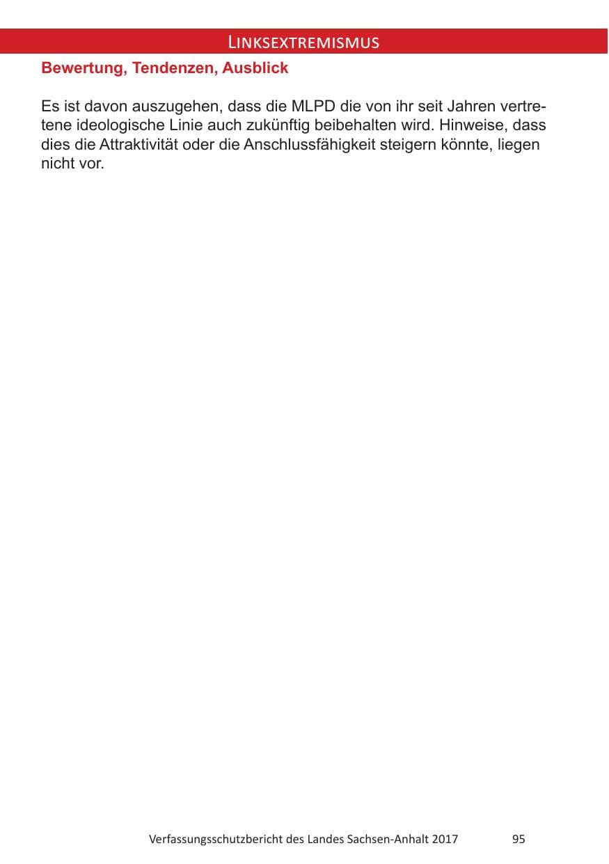 Seite 97 des Verfassungsschutzbericht 2017 Sachsen-Anhalt