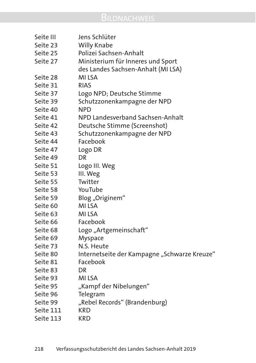 Seite 220 des Verfassungsschutzbericht 2019 Sachsen-Anhalt