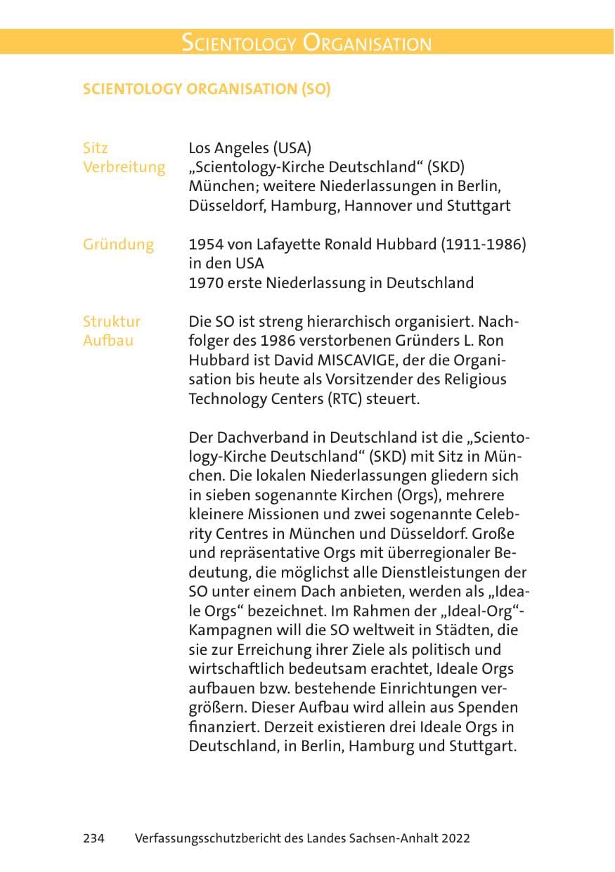 Seite 236 des Verfassungsschutzbericht 2022 Sachsen-Anhalt