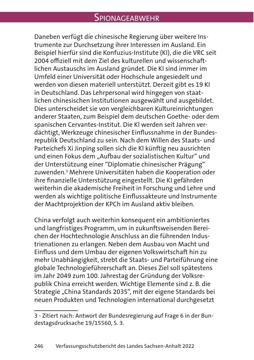 Seite 248 des Verfassungsschutzbericht 2022 Sachsen-Anhalt