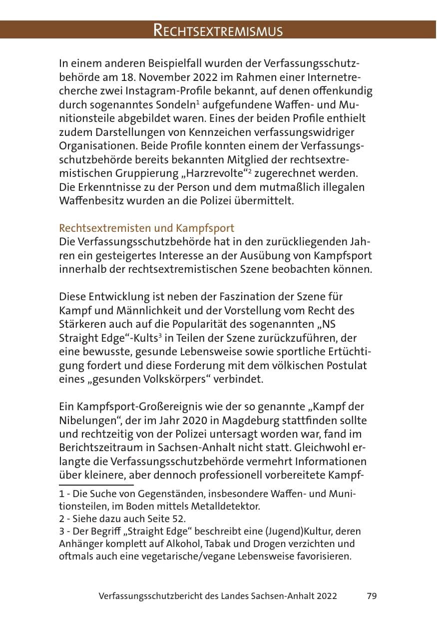 Seite 81 des Verfassungsschutzbericht 2022 Sachsen-Anhalt