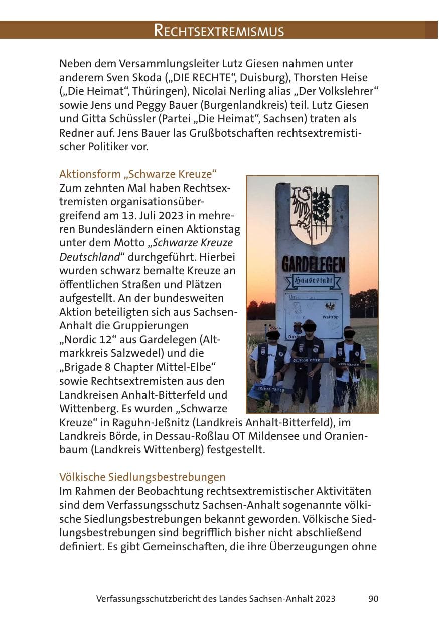 Seite 90 des Verfassungsschutzbericht 2023 Sachsen-Anhalt