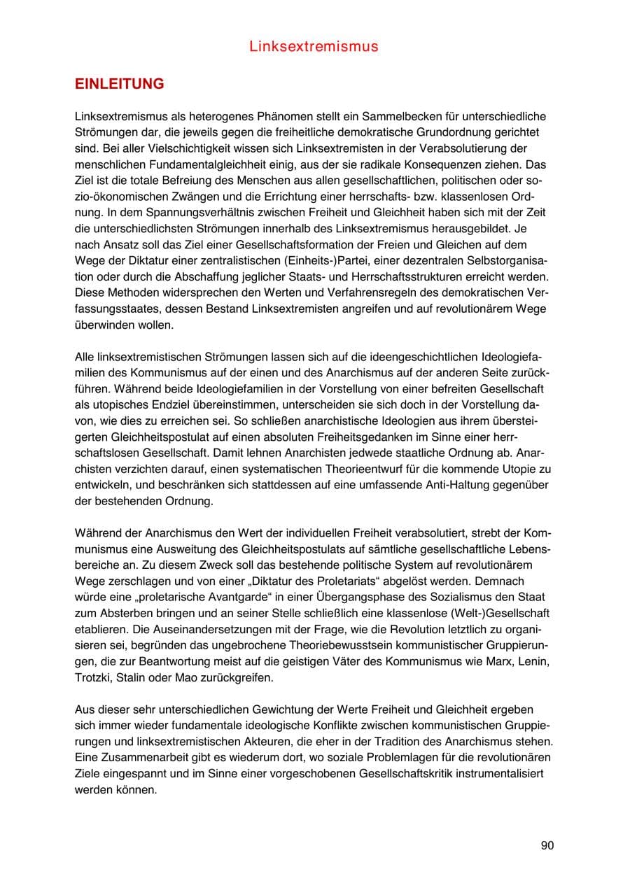 Seite 90 des Verfassungsschutzbericht 2024 Sachsen-Anhalt